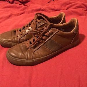 Topman Faux leather sneakers